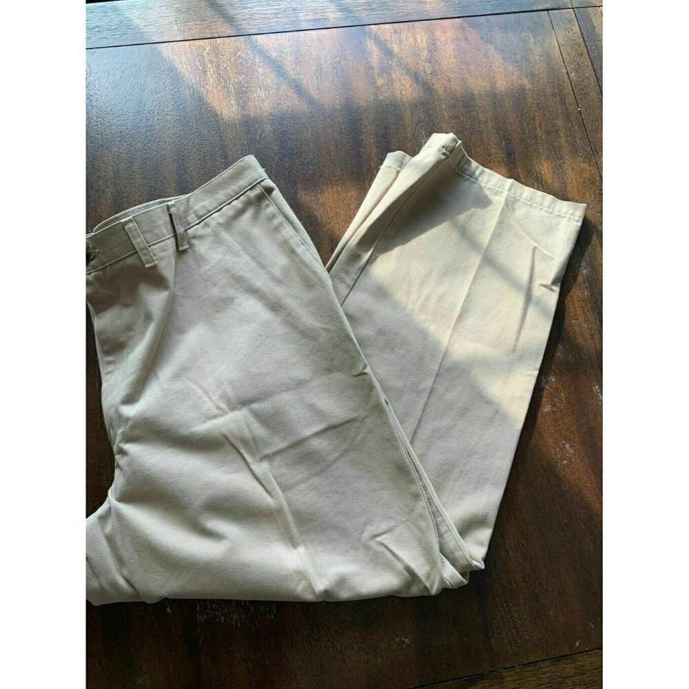Lee Performance Khakis Mens Pants 44 x30 Medium Brown